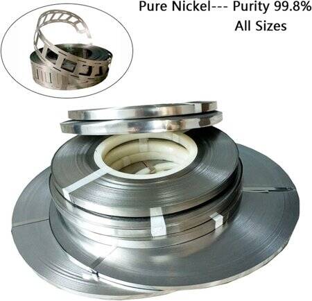 0-12x8mmx10M Saf Nikel Şerit %99 -96 Yüksek Saflıkta - 2