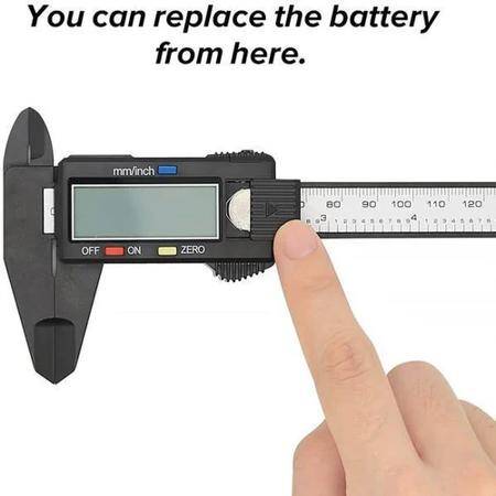 0-150mm Plastic Digital Display Vernier Calipers -Box Packing (Without Battery) - 4