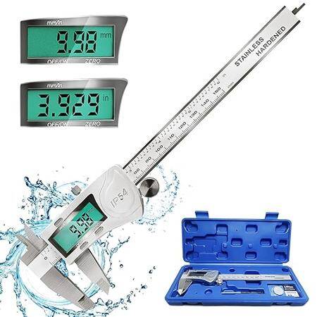 0-150mm Stainless Steel Digital Display Vernier Calipers (With Battery) - 1