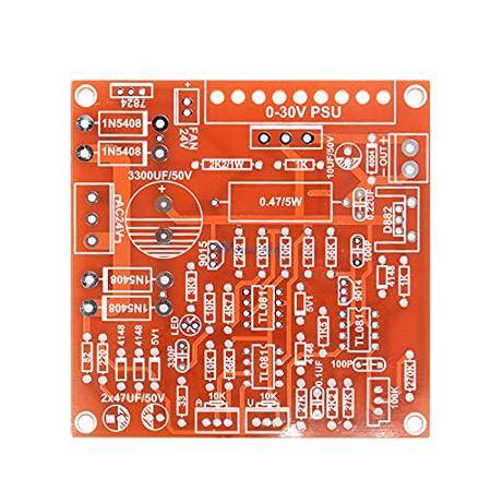 0-30V 2mA-3A Continuously Adjustable DC Regulated Power Supply DIY Kit Short Circuit Current Limiting Protection - 3