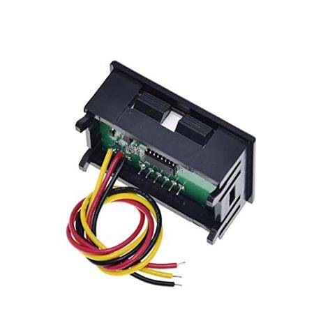 0.56 inch 0-30V Three Wire DC Voltmeter Red - 3