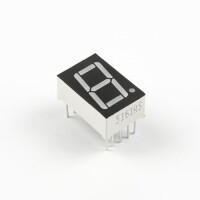 0.56 Inch Red 1 Digit 7 Segment Led Display 10 Pin Common Cathode (CC) - 2