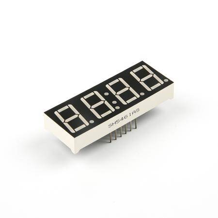 0.56 Inch With Clock Red 4 Digit 7 Segment Led Display CC 12 Pin - 2