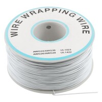 0.5mm Bakır Tel 30AWG 230m Beyaz - 2