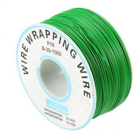 0.5mm Bakır Tel 30AWG 230m Yeşil - 2