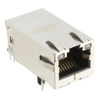 0826-1X1T-32-F CONNECTOR JACK 1PORT 1000 BASE-T PCB - 1