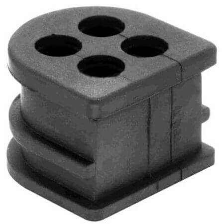 09000006004 CABLE SEALING FOR SPLIT HOOD 4XØ6mm - 1