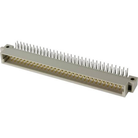 09021642921 CONN. DIN 64PIN 2.54mm THT R/A MALE - 1