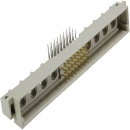09031246901 CONN. DIN 32PIN 2.54mm/7.62mm THT R/A MALE - 1