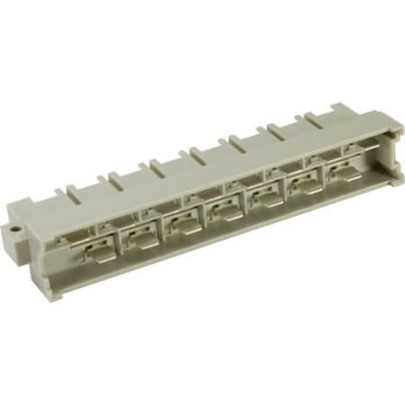 09060152931 CONN. DIN 15PIN 10.16mm PANEL MOUNT MALE BLADES - 1