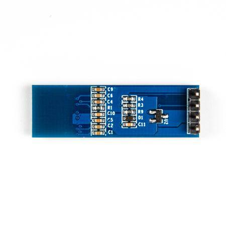0.91 inch 128x32 I2C IIC Serial OLED LCD Display Module(With GND VCC) Blue SSD1306 Chip - 2