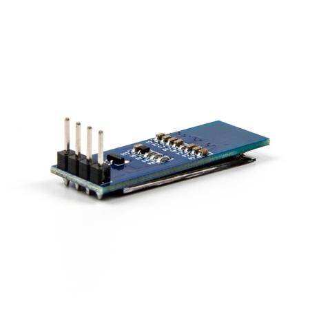0.91 inch 128x32 I2C IIC Serial OLED LCD Display Module(With GND VCC) Blue SSD1306 Chip - 3