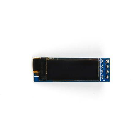 0.91 inch 128x32 I2C IIC Serial OLED LCD Display Module(With GND VCC) White SSD1306 Chip - 2