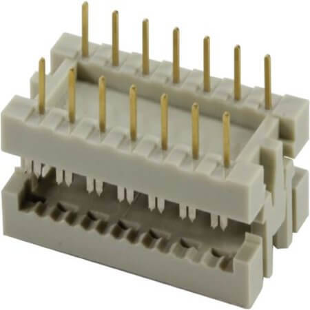 09170169622 CONN.IDC 16PIN(2x8) THT V/T BEIGE - 1
