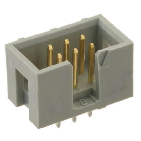 09185066324- BOX HEADER 6PIN(2x3) 2.54mm THT V/T MALE - 1