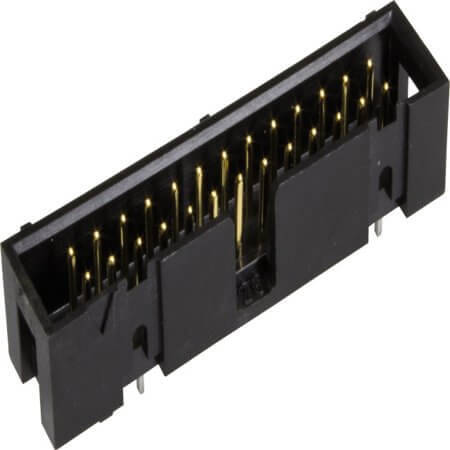 09185147322001 BOX HEADER 2.54mm 14PIN(2x7) THT V/A BLACK H:8.90m - 1