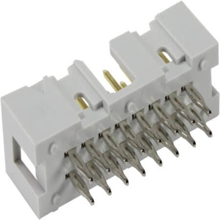09185167329 BOX HEADER 2.54mm 16PIN(2x8) THT V/A GRAY H:8.90mm - 1