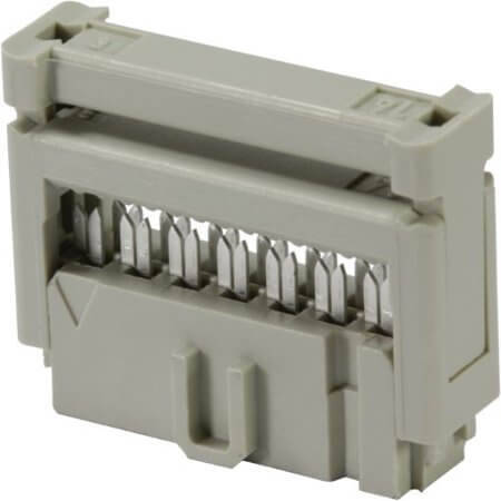 09185207813 CONN.IDC 20PIN(2x10) FREE GRAY - 1