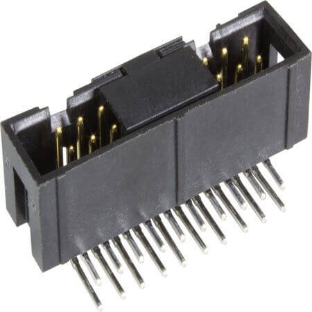 09185265323 BOX HEADER 2.54mm 26PIN(2x13) THT R/A GRAY H:9.30m - 1