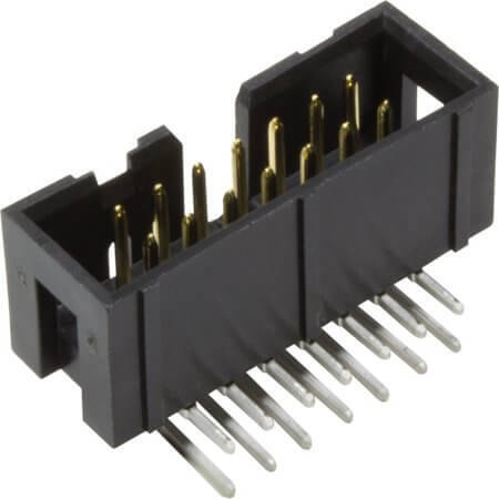 09195146323 CON.T.B.2.54mm 14PIN(2x7) THT R/A MALE BEIGE - 1