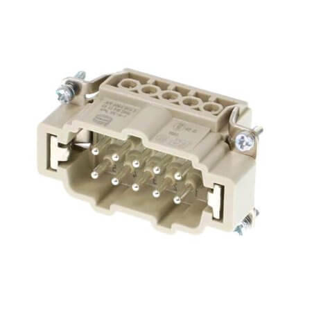 09330102601 HDC INSERT MALE 16A 10P SCREW - 1