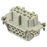 09330102701 HDC INSERT FEMALE 16A 10P SCREW - 1