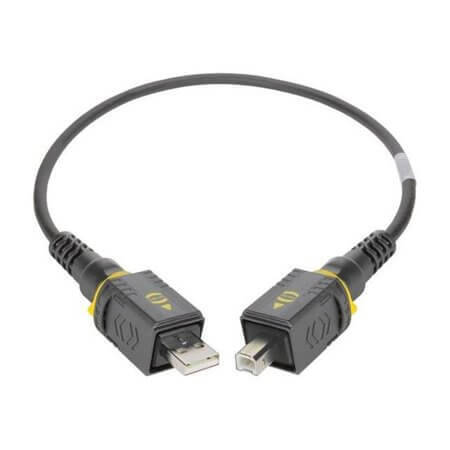 09454454903 USB CABLE PushPull(V4) 2MT USB2.0 TypA-B MALE-MALE - 1