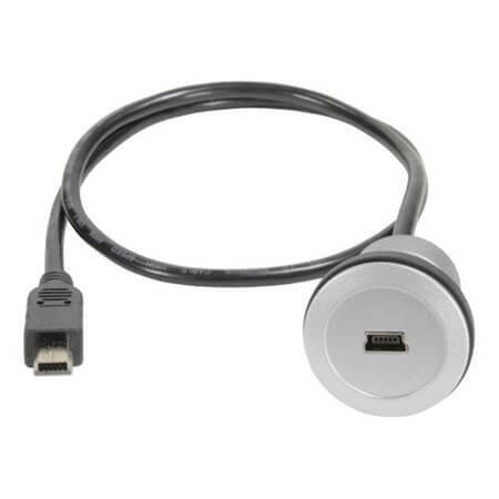 09454521909 USB CABLE HAR-PORT 1MT USB2.0 MINI B MALE-FEMAL - 1