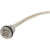 09454521950 USB CABLE HAR-PORT 0.5MT USB2.0 TypeA 2XMALE-FEMAL - 1
