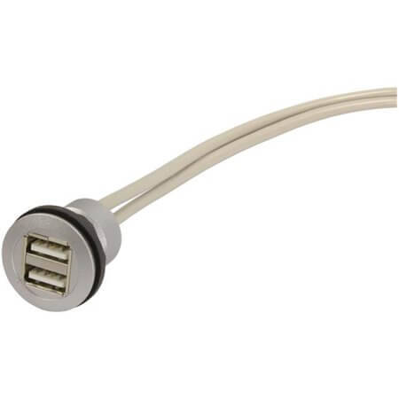 09454521950 USB CABLE HAR-PORT 0.5MT USB2.0 TypeA 2XMALE-FEMAL - 1