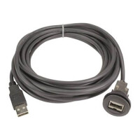 09454521960 USB CABLE HAR-PORT 0.5MT USB2.0 TypeA MALE-FEMALE - 1