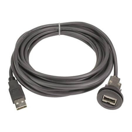 09454521960 USB CABLE HAR-PORT 0.5MT USB2.0 TypeA MALE-FEMALE - 1