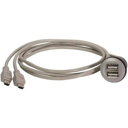09454521981 USB CABLE HAR-PORT 1MT USB2.0 MINI B-A 2MALE-FEMAL - 1