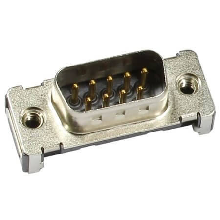 09551296812741 CONN. DSUB 9PIN SMT V/T SOLDER MALE - 1