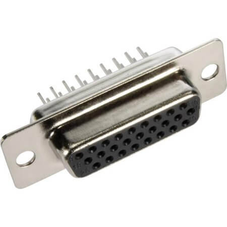 09562517500 CONN. HDSUB 26PIN THT V/T SOLDER FEMALE - 1