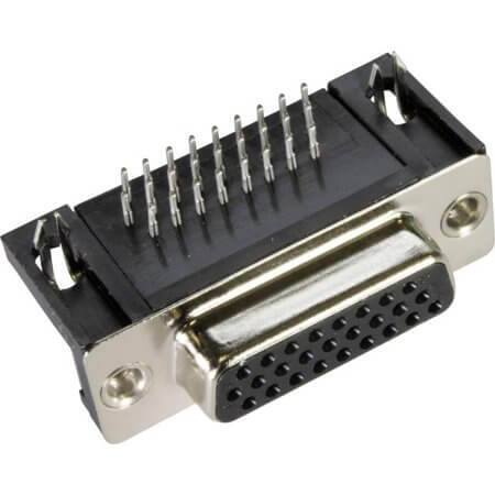 09562527612 CONN. HDSUB 26PIN THT R/A SOLDER FEMALE - 1
