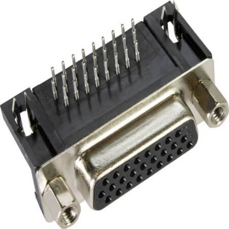 09562527613 CONN D-SUB HD RCPT 26P R/A SLDR - 1