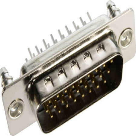 09562615712 CONN. HDSUB 26PIN THT V/T SOLDER MALE - 1