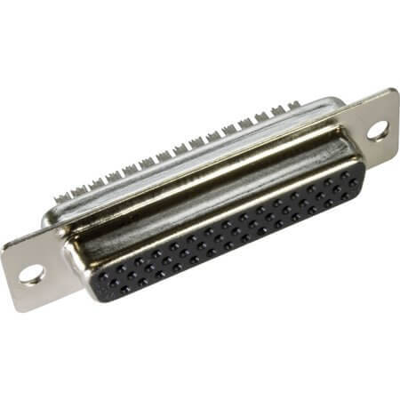 09563004704 CONN. HDSUB 44PIN THT V/T SOLDER CUP FEMALE - 1