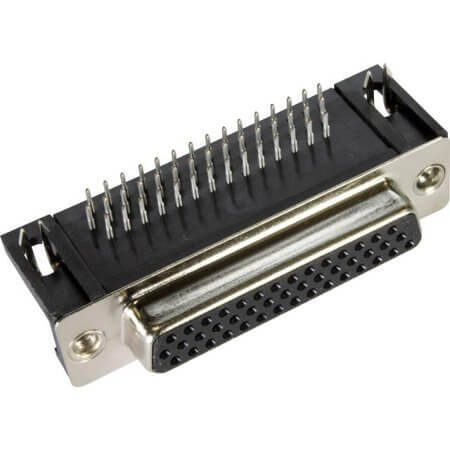 09563527612 CONN. HDSUB 44PIN THT R/A SOLDER FEMALE - 1