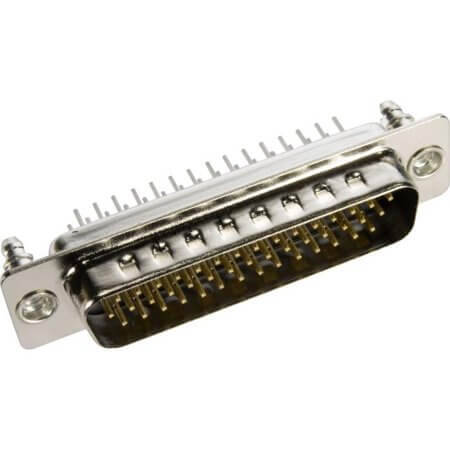 09563615712 CONN. HDSUB 44PIN THT V/T SOLDER MALE - 1