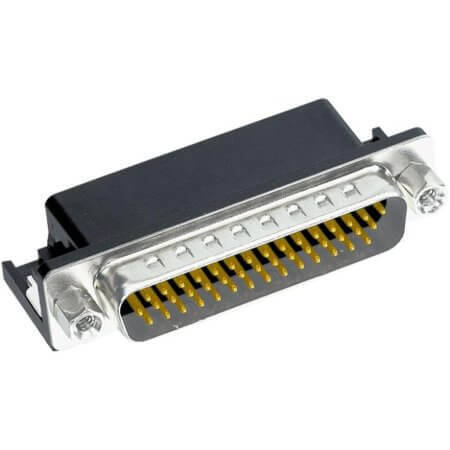 09563625813 CONN. HDSUB 44PIN THT R/A SOLDER MALE - 1