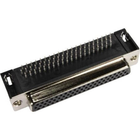 09564525612 CONN. HDSUB 62PIN THT R/A SOLDER FEMALE - 1