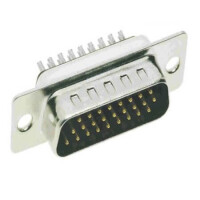 09565005615050 CONN. HDSUB 78PIN THT V/T SOLDER CUP MALE - 1