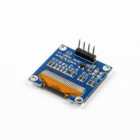0.96 inç I2C IIC OLED LCD Modül 4 Pin Mavi SSD1306 Çip (GND VCC) - 4