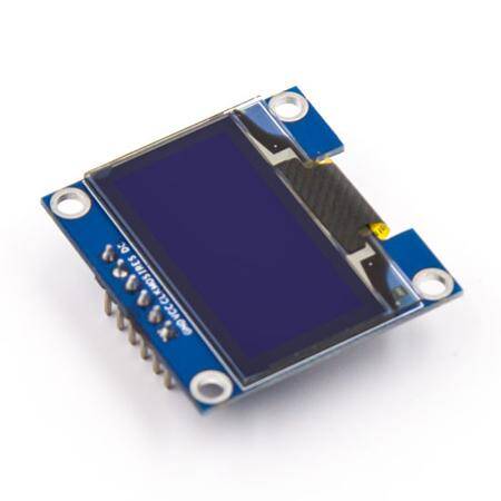 0.96 inç SPI OLED LCD Modül 6 Pin Beyaz SSD1306 Çip (VCC GND) - 1