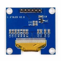 0.96 inç SPI OLED LCD Modül 6 Pin Mavi SSD1306 Çip (VCC GND) - 4