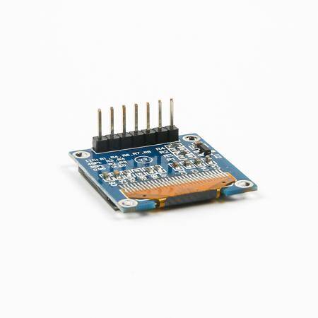 0.96 inç SPI OLED LCD Modül + CS Pin 7 Pin Mavi SSD1306 Çip (GND VCC) - 1