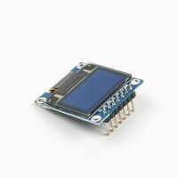 0.96 inç SPI OLED LCD Modül + CS Pin 7 Pin Mavi SSD1306 Çip (GND VCC) - 4