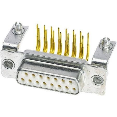 09643147242 CONN. DSUB 25PIN THT R/A PCB FEMALE - 1